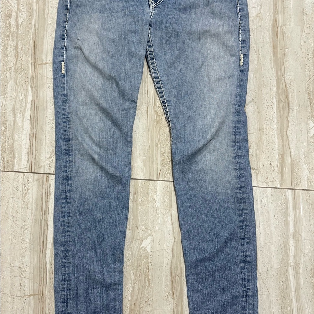 Vintage True Religion Light Blue Straight Leg Jeans